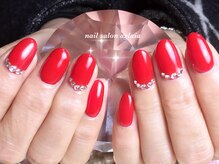 ネイルサロン アグライア(aglaia)/キラキラワンカラー♪