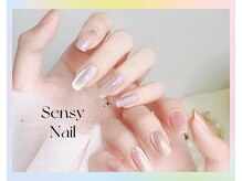 センシー ネイル スタジオ(Sensy Nail Studio)/奥行き感のマグネット+パウダー