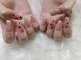 heart nail (持ち込みデザイン)