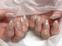 モカ 心斎橋(moca by Lee)/【Aina】ラメグラネイル