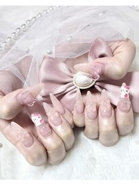 ちゅるんピンク×キティ×リボン