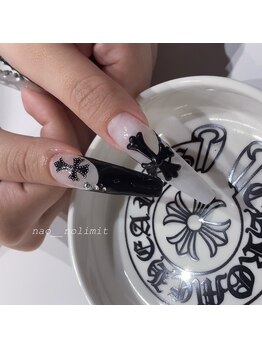 ノーリミットオオサカ 心斎橋(NOLIMIT.OSAKA)/フィルイン/長さだしネイル