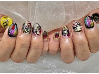 アリイネイルズ(ALII Nails)/バベルの塔ネイル