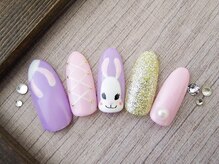 ネイルサロンフォーユー(for u)/バニーネイル￥8980