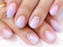 ティアラリュクス 東林間店(Tiara Luxe)/お客様ネイル　紫陽花カラグラ