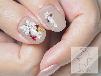 オトナネイル(otona nail)/押し花ブーケネイル