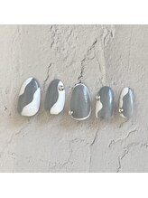 フレイムス アイラッシュ アンド ネイル(FRAMES)/ウェーブネイル♪