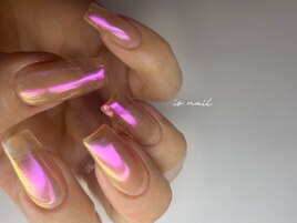 【スカルプ】シースルーnail
