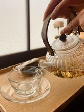 語 かたりべ/【エステ】施術後のハーブティー