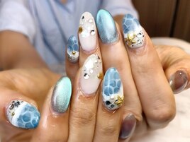 フィルイン/夏ネイル/西川口