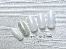 エストラッシュアンドネイル 銀座店(est lash&nail)/ワンカラー1本アート
