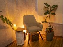 観葉植物、アロマからも癒されるヴィンテージ空間です