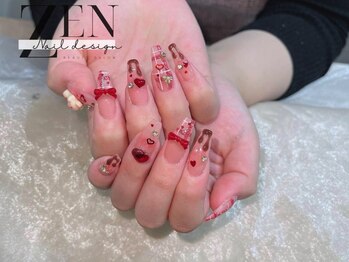 ゼン ネイル デザイン 池袋(ZEN NAIL DESIGN)/* 長 さだしやり放題×つけ放題