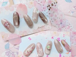 春　桜ネイル