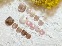 ビビネイル(vivi.NAIL)/春フット定額デザイン