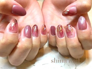 シナネイル 清澄白河店(SHINA NAIL)/カシスニュアンスマーブル♪