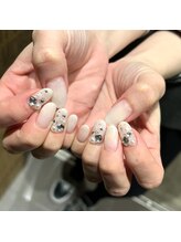 トータルサロン 白べぇーっ プラス/キラキラ冬ネイル