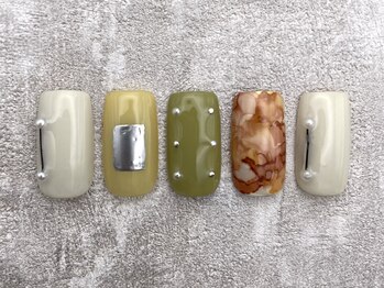 テンプテーション ネイル スタジオ(Temptation nail studio)/定額／ピスタチオ