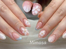 夏梅雨持ち込みアートネイル