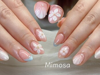 ミモザ 吉祥寺(Mimosa)/夏梅雨持ち込みアートネイル