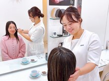 エステ後にはメークまで。