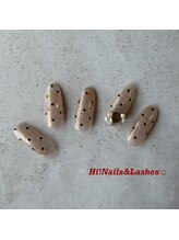 ハイネイルアンドラッシーズ(Hi! Nails&Lashes)/定額ワンホン/海外風
