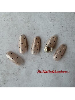 ハイネイルアンドラッシーズ(Hi! Nails&Lashes)/定額ワンホン/海外風