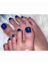 ジーエーネイル(G.A nail)/オフ込みフットワンカラー