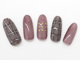 チェックネイル