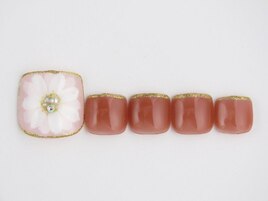 フラワーネイル・フット6600円