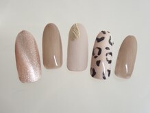 フェリーチェ(nail salon＆school felice)/P￥8690　レオパード