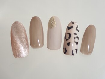 フェリーチェ(nail salon&school felice)/P¥8690 レオパード