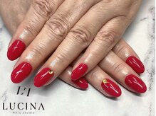 ネイルスタジオ ルキナ(LUCINA)/H-593シンプルワンカラーネイル