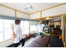 整体院 千香/施術前の棒体操