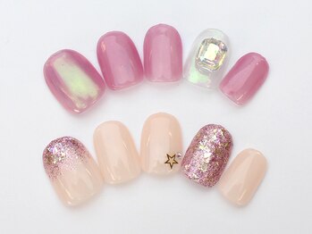 ユースタイル 新宿店(U-style)/オーロラミラーネイル