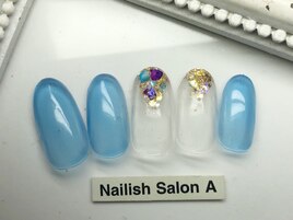 シンプルニュアンスネイル