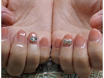 シーエスネイル 元住吉店(CS NAIL)/シンプル×パーツ