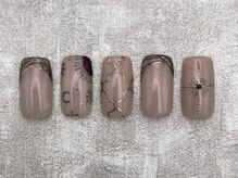 テンプテーション ネイル スタジオ(Temptation nail studio)/手描きモロッカン
