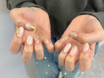 ケイクバイクーロ(CAKE by curro)/★ホワイトニュアンスネイル★