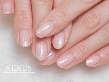 ネクサス(NEXUS)/ミルキーピンクの大人女子ネイル
