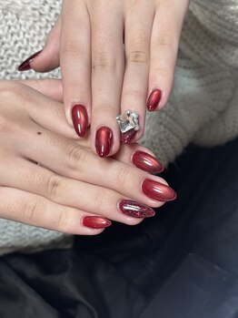 ココ(Coco)/マグネットネイル＋片手ビジュ