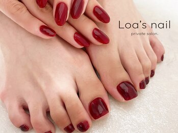 ロアズネイル(Loa's nail)/ハンド・footワンカラー