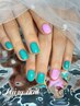 【Hand】ワンカラーor ラメグラ　￥4480