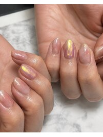 ¥3580　オーロラネイル