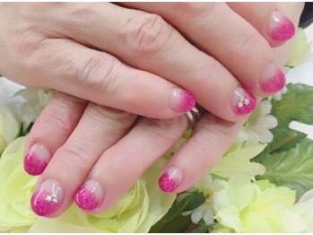 プルミエ ネイル(Premier Nail)/ラメグラデーション☆ピンク