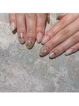 アティックネイルアトリエ(attic nail atelier)/ホワイトニュアンス★