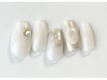 エムドットネイル 池袋(m.nail)/ホワイトニュアンス