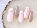 桜ネイル￥6980