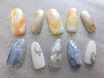 ネイリシャス(NAILICIOUS)の写真/《何度でも同価格♪》つけ放題6本¥7150/10本¥7700♪豊富なパ-ツと繊細Artで指先から女子力UP★