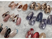 マグネット/秋冬/定額デザイン/レオパード/ドット